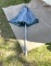 Blue outdoor umbrella