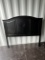 Black Wooden Headboard - Used Condition