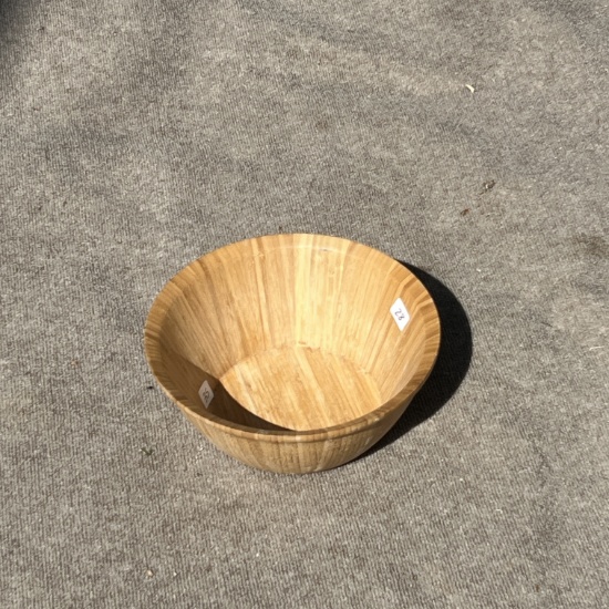 Wooden bowl
