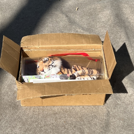 Plush Tiger with Adoption Certificate