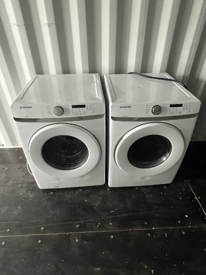 Samsung Washer and Dryer Set Used Models WV55M9600AV & DV50K8600EV