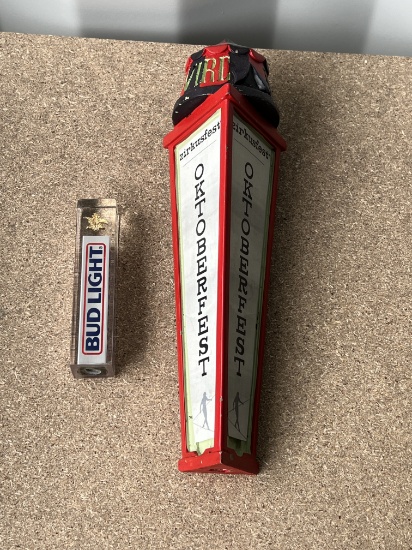Oktoberfest Zirkusfest Tap Handle and Bud Light Display Used Condition