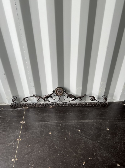 Ornate Metal Wall Decor - Used Condition