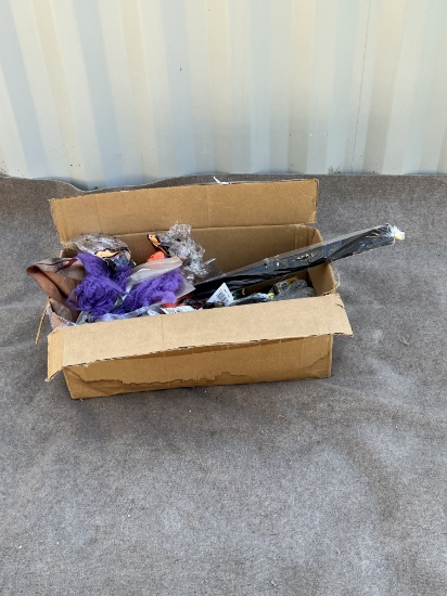 Mixed Lot of Halloween Decorations and Accessories - Used Condition