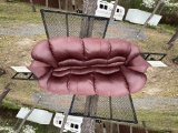 Burgundy Leather couch