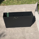 Rectangular Black Planter Box - Used Condition