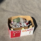 Box of Used Tape Measures in Fair Condition