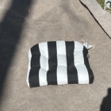 Outdoor Striped Cushion - Used Condition