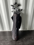 Knight golf bag with clubs