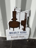 Wheatley Vodka Craft Distilled Metal Sign - Buffalo Trace Distillery
