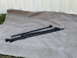 Set of Black Poles Used Condition