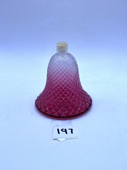 Pink bell Avon bottle