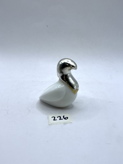 White love bird Avon bottle