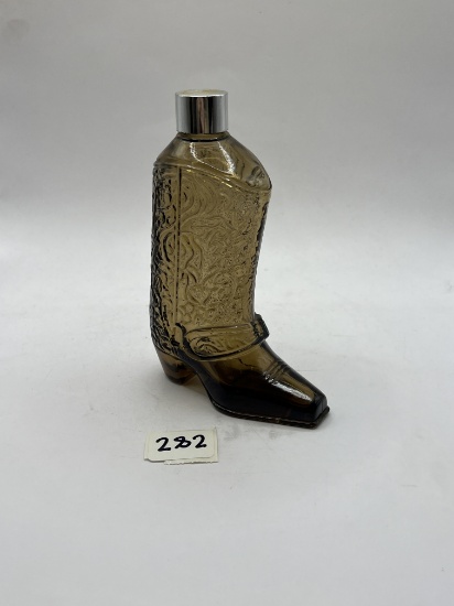 Cowboy boot Avon bottle