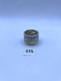 Small clear hawaiian lid Avon bottle