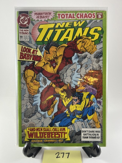 New Titans Issue 91  DC Comics Total Chaos Part 5