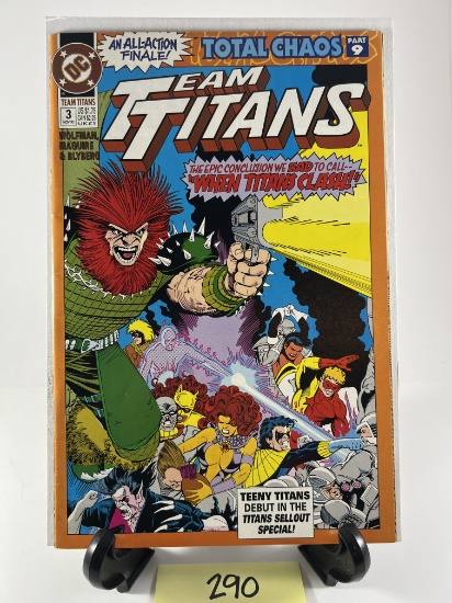 Team Titans #3 (Nov 1992) Total Chaos Part 9 Comic  - DC Comics