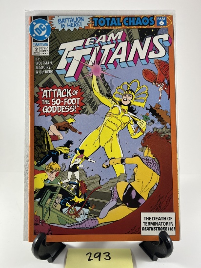 Team Titans #2 Comic DC 0CT 92 Featuring Total Chaos Part 6