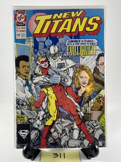 New Titans #94 Cyberkill Issue  DC Comics
