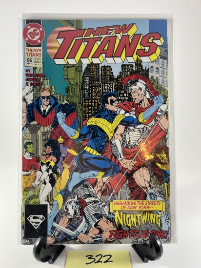 New Titans #95 March 1993 Nightwing Fights Alone DC Comics