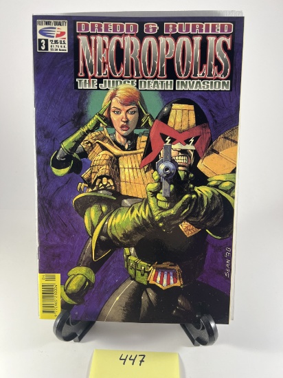 Dredd & Buried Necropolis The Judge Death Invasion Issue 3  Fleetway Quality 447