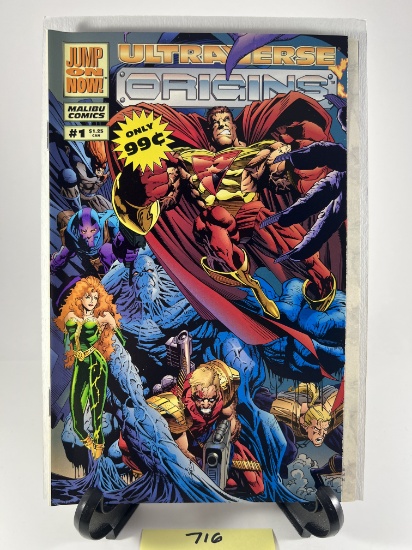 Ultraverse Origins #1 Comic Book  Malibu Comics