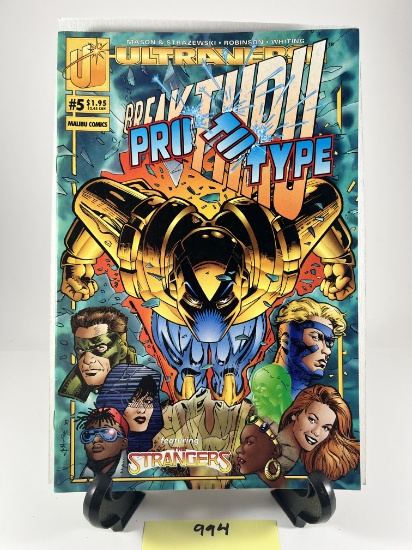 UltraForce Break-Thru Prototype #5   Malibu Comics Featuring The Strangers