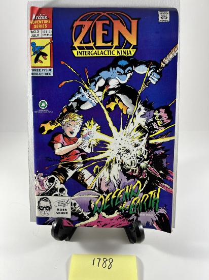 Zen Intergalactic Ninja Comic No. 3 July  Archie Adventure Series