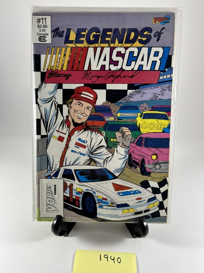 The Legends of NASCAR Comic featuring Morgan Shepherd #11  Vortex Comics