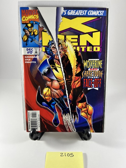 Marvel Comics X-Men Unlimited #17 Wolverine and Sabretooth Face-Off