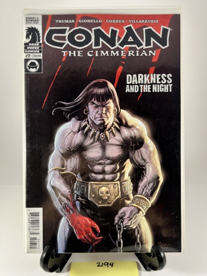 Conan the Cimmerian #7 Darkness and The Night  Dark Horse Comics