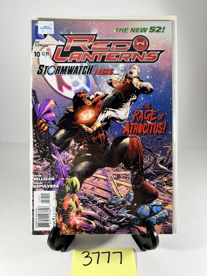 Red Lanterns #10 DC Comics The New 52! Stormwatch Faces... The Rage of Atrocitus!