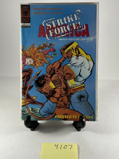 Strikeforce America #1 Comic -     - Comico - August 1992