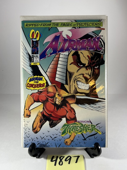 Airman #1 (Malibu 1992)  - Airman the Conqueror vs. Thresher