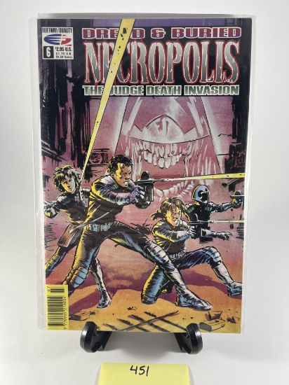 Dredd & Buried Necropolis The Judge Death Invasion Issue 6 Fleetway/Quality