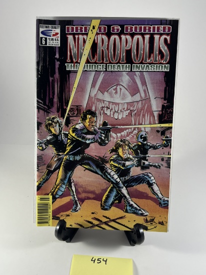 Dredd & Buried Necropolis The Judge Death Invasion Issue 6  Fleetway Quality