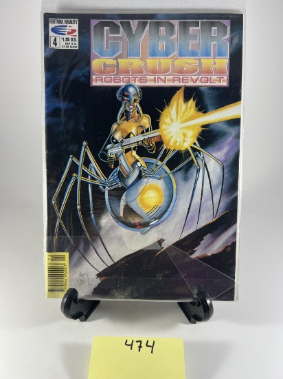 Cyber Crush: Robots in Revolt Issue 4 Fleetway/Quality Comics 1991