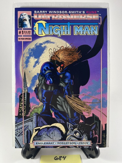 Night Man #1  Ultraverse Engelhart and Robertson