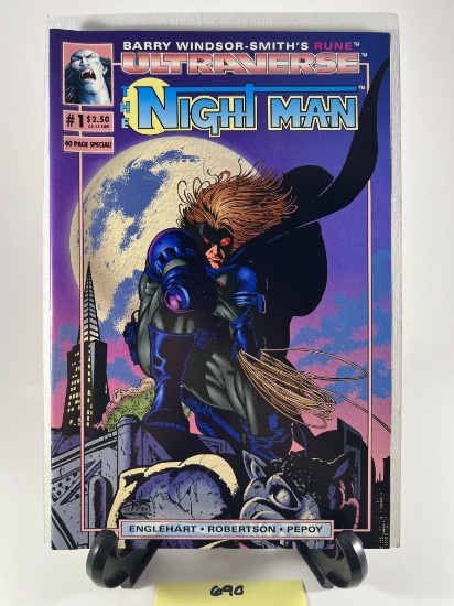 The Night Man Issue #1  Barry Windsor-Smith's Run Ultraforce