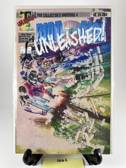 Riot Gear #4 Unleashed  Publisher: Triumphant Comics