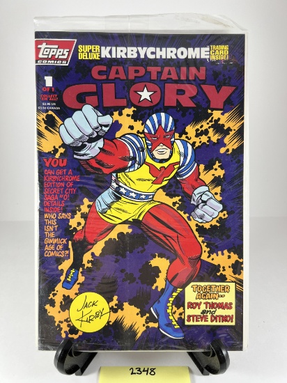 Captain Glory #1 (Super Deluxe Kirbychrome) Comic -  Topps Comics