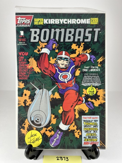 Bombast #1 Super Deluxe Edition -  - Topps Comics - Includes Trading Card