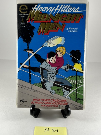 Heavy Hitters Midnight Men by Howard Chaykin published by Epic Comics in June 1993 - Issue #1