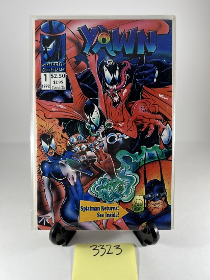YawN #1 Comic Book -  - Spittin' Image (1992)