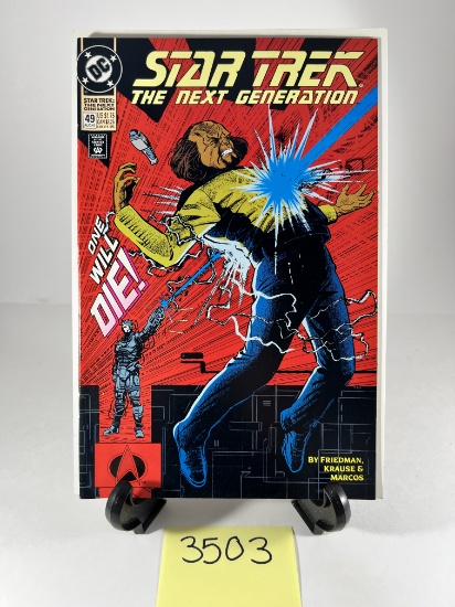 Star Trek: The Next Generation Issue #49 One Will Die!  DC Comics