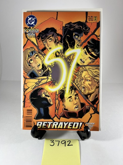 DC Comics Sovereign Seven #15 Betrayed! (1996)  Claremont Turner Ivy