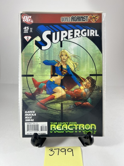 Supergirl #45 Nov 2009 DC Comics The Hunt for Reactron Part 2 -