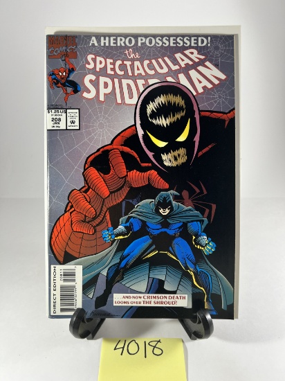 The Spectacular Spider-Man Issue #208 A Hero Possessed! -     - Marvel Comics