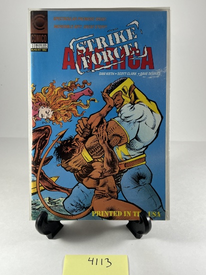 Strikeforce America #1 (August 1992) -   - Comico