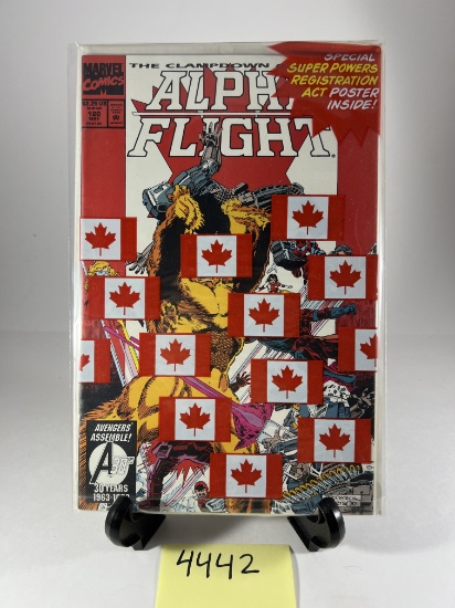 Alpha Flight #120 Comic Book Marvel Comics The Clampdown -